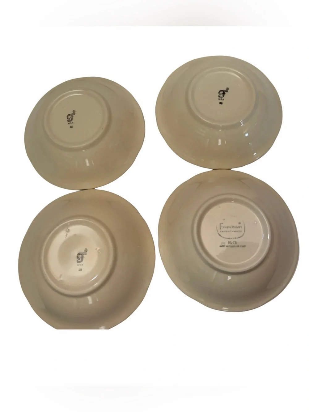 Vintage Franciscan Ware Apple Pattern 6” Bowls Set of 4
